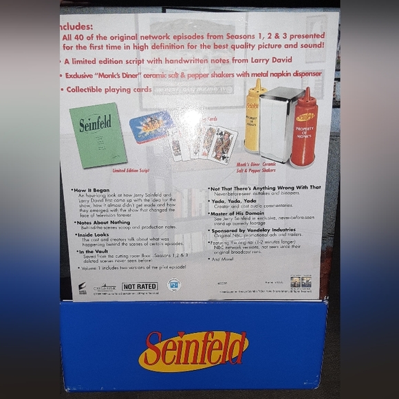 Seinfeld Box Set DVD's Season 1,2,3 w/playing cards - Picture 4 of 8